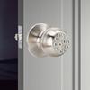 Keypad Door Knob with Lock and Key Round   Electronic Entry Door Knob Lock for 35‑55MM Thickness Door Apartment   Garage