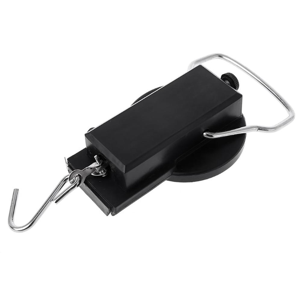 75 LB Tragbare mechanische Zifferblattwaage Hängende Küchen-Digitalwaage Reisegepäckwaage Mehrzweckwaagen mit Maßband