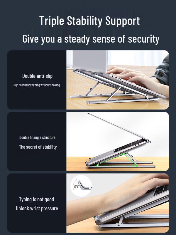 N8 Double Layer Aluminum Computer Monitor Stand