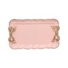 Bow-Shaped Creative Resin Jewelry and Dessert Tray