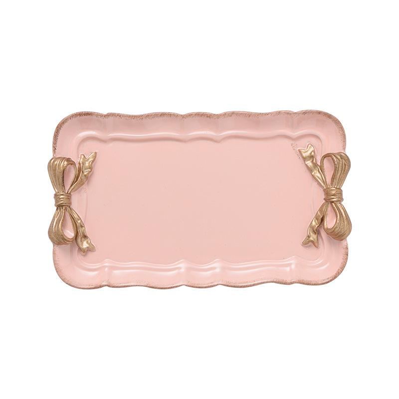 Bow-Shaped Creative Resin Jewelry and Dessert Tray