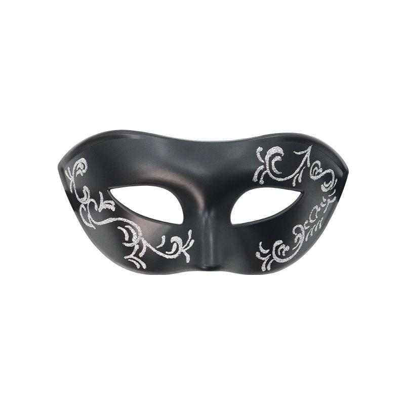 Painted Beauty Half Face Mask Retro Jazz Prince Mask Couple Masks Halloween Party Mask Prop Christmas Masquerade Party Gift