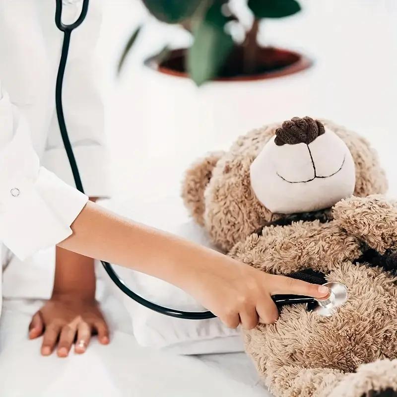 Stethoscope Toy, Simulated Doctor Toy, Nurse Health Medical Single Head Stethoscope, Role-Playing Pretend Doctor Toy