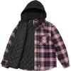 Supreme Dickies Lined Zip Up Hooded Flannel Shirt Black
