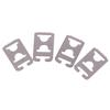 4Pcs Metal No Tie Flat Shoelaces Buckle Shoe Decorations Lazy Shoe Lace