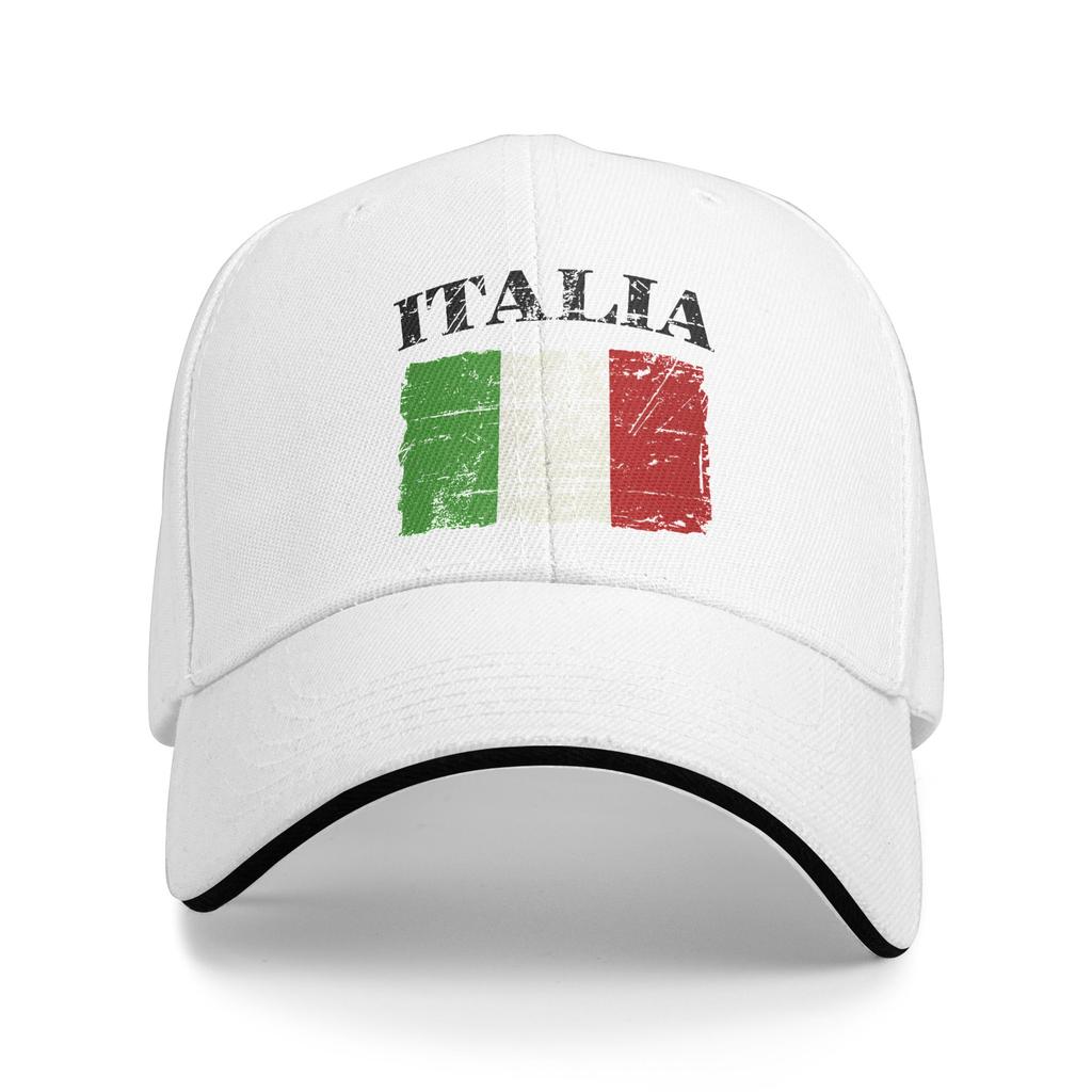 Unisex Italian Vintage Flag Italy Italia Outdoor Hat Trucker Cap Casual Baseball Cap Sports Sunshade