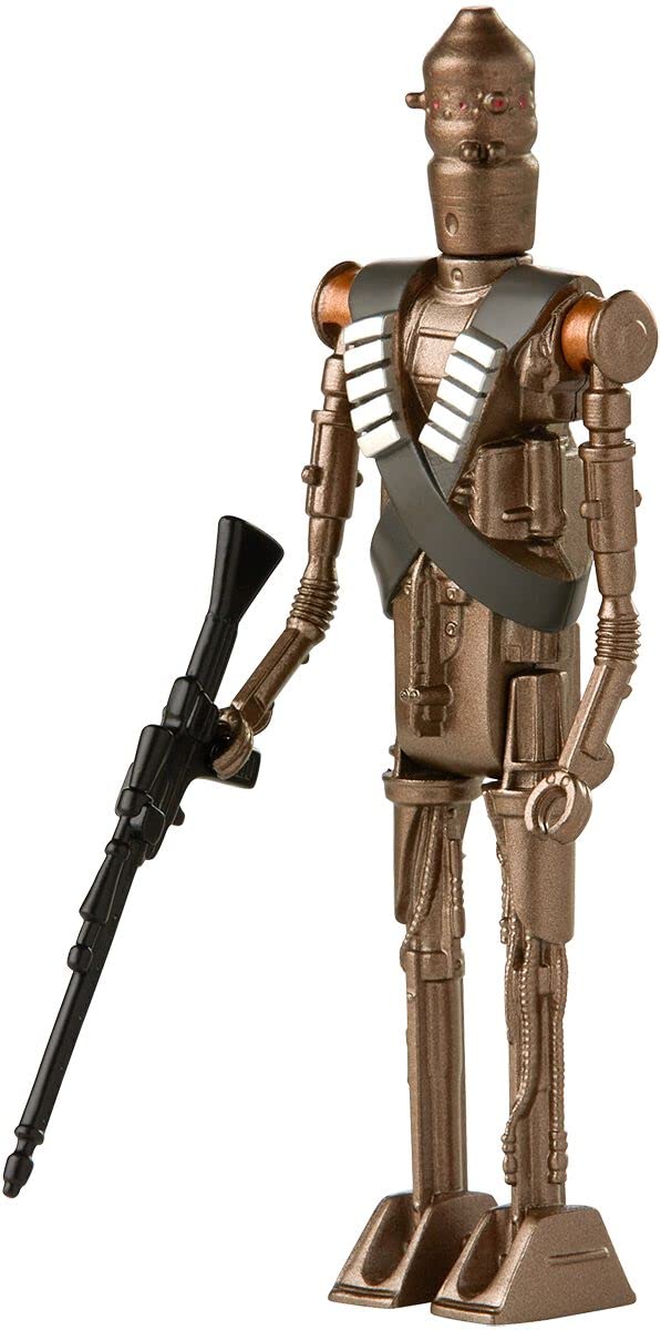 

STAR WARS Retro Collection Toy The Mandalorian Collectible Action Figure with Toys for Kids Ages 4 and Up IG-11 3.75-Inch-Scale Accessories,