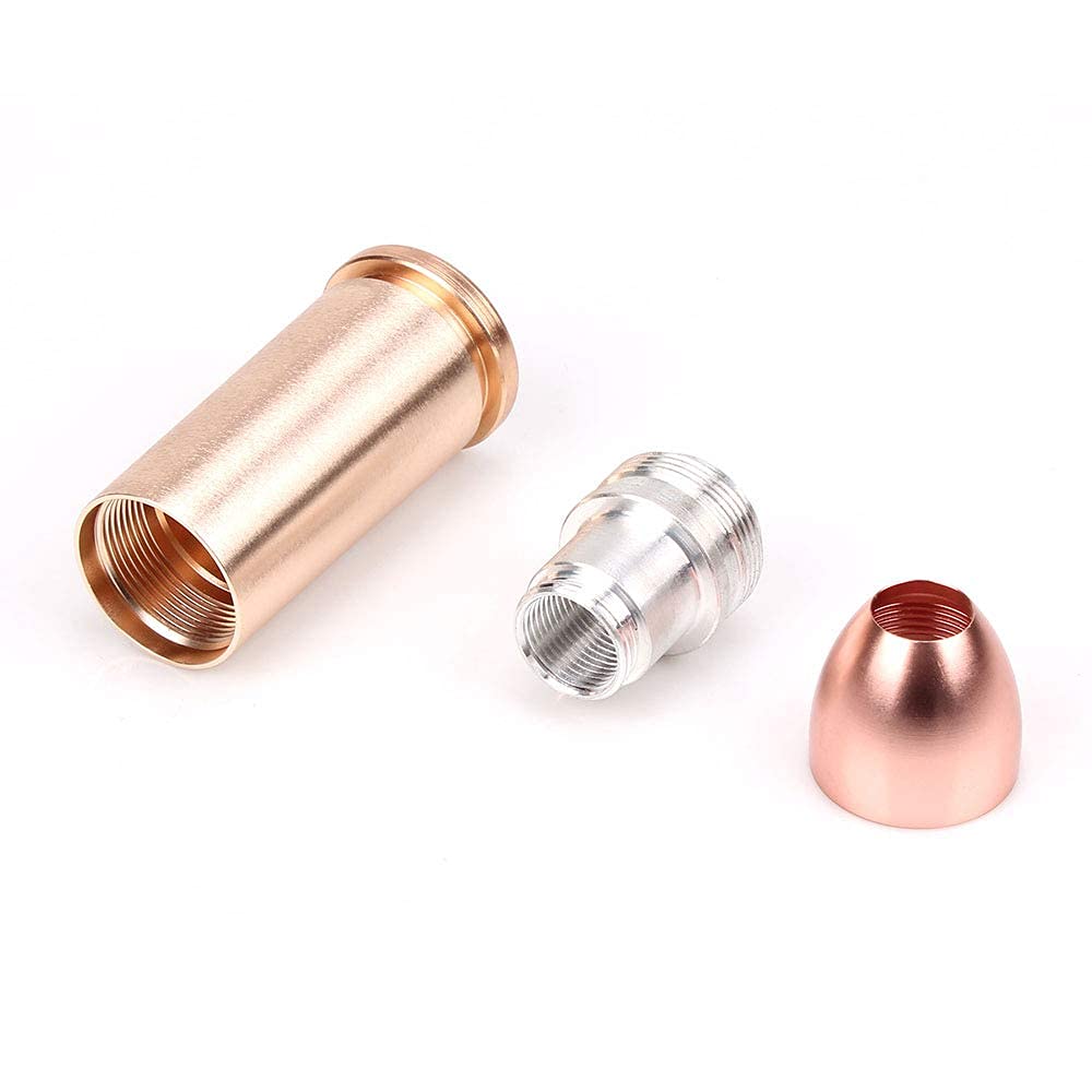 BAOQI Universal Bullet Shape Style Shift Knob M12 M10 M8 Style Manual Transmission Gear Shift Knob Lever Brass