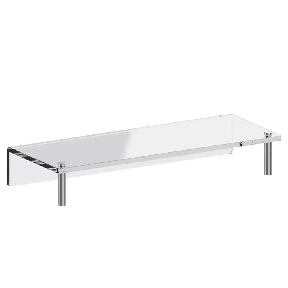 

Space-Saving Clear Laptop Riser Protect Neck Elevated Computer Holder TV Cabinet Style 2