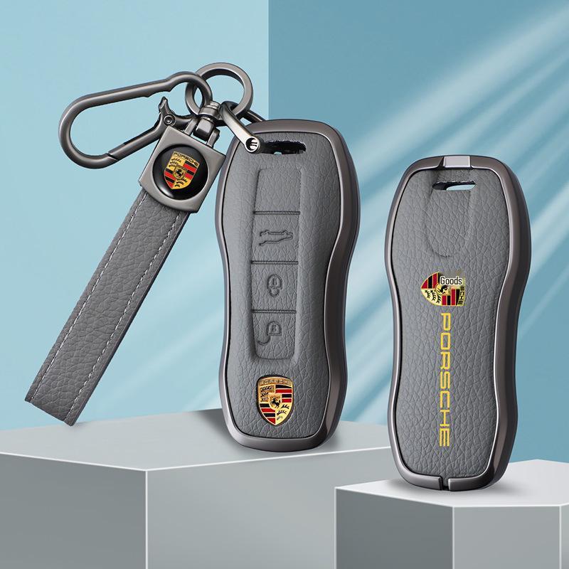 Porsche Model B Elephant Grey Key Case