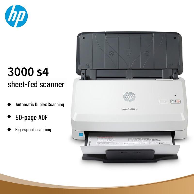 

HP ScanJet Pro 3000 s4 Document Scanner CN plug (adapter included)