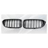 A51K-Car Double Slat Front Bumper Grille For BMW 5 G30 G31 G38 530I 540I 2018-20120 Middle Grille