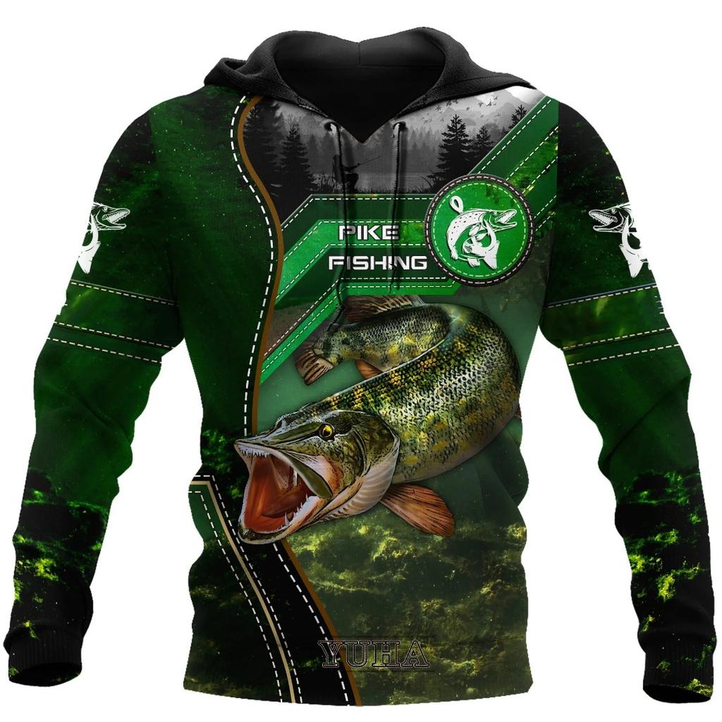Animal Fisher Marlin Sweatshirts Man Tracksuit Fishing Camo Hoodies For Men Fashion Streetwear Harajuku Y2k 3D Print Pullovers