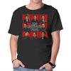 Unisex Crew Neck T-Shirt The Inglourious Bunch Graphic Short Sleeve Casual Tee