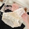 Ladies Spring and Summer New Sexy Sweet Lace Edge Cotton Antibacterial Briefs