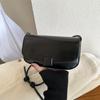 Fashion Versatile Temperament Women's Bag New Simple Casual Shoulder Bag Solid Color Flip Simple Messenger Small Square Bag