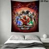 Power Rangers Galactic Heroes Unite Tapestry Wallmounted Fashion Print Wall Covering Decoration Soft Homestay Soft Decoration Tapestry