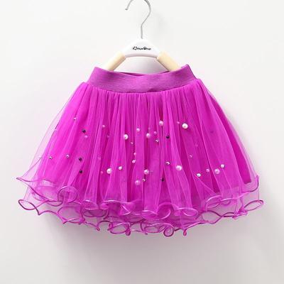 Girls' Half Skirt Versatile Baby Children's Fluffy Gauze Skirt Princess Dance Short Skirt Summer
