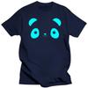 Panda Face Print Men T-shirts Luminous Tshirts Women Men Brand T Shirt Glow In The Dark Novelty Oversized Tee Shirt,drop Ship