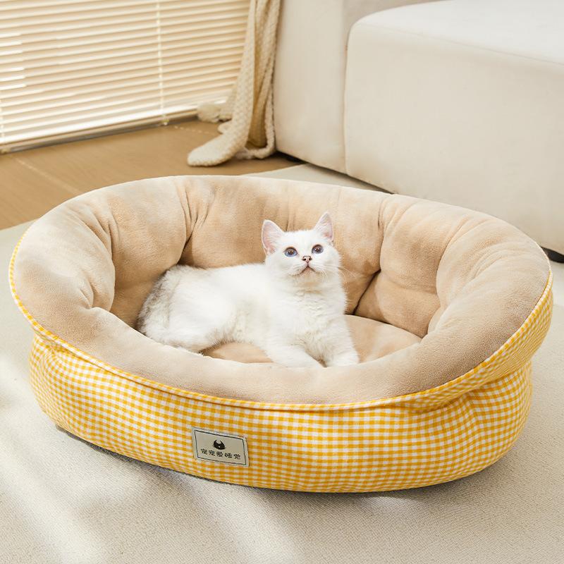 Nuova cucciolata Autunno/Inverno Vassoio lettiera per cani Teddy Vassoio lettiera Divano letto Lettiera calda per gatti