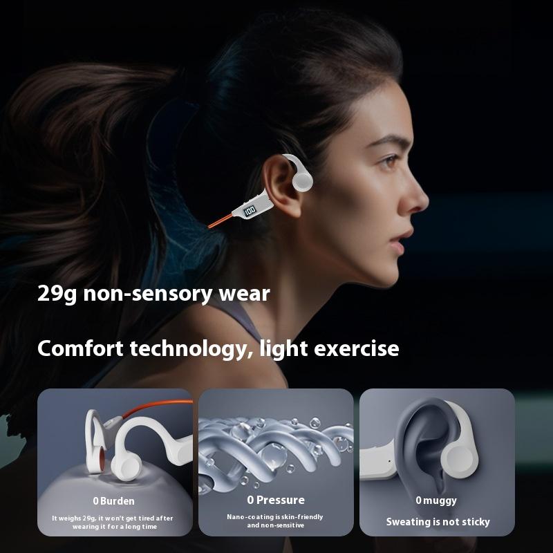 Bone Conduction Bluetooth Headset G3 Non-in-ear Ear Hanging Painless Waterproof Running Sports Headset