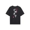 Li Ning Sports Trendy Collection T Shirts Men's Black Crew Neck Moderate Straight Fit AHSS371-3