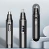Electric Nose Hair Trimmer for Men, Rechargeable Nose Hair Scissors, Nose Cleaner, Nose Hair Shaver and Groomer