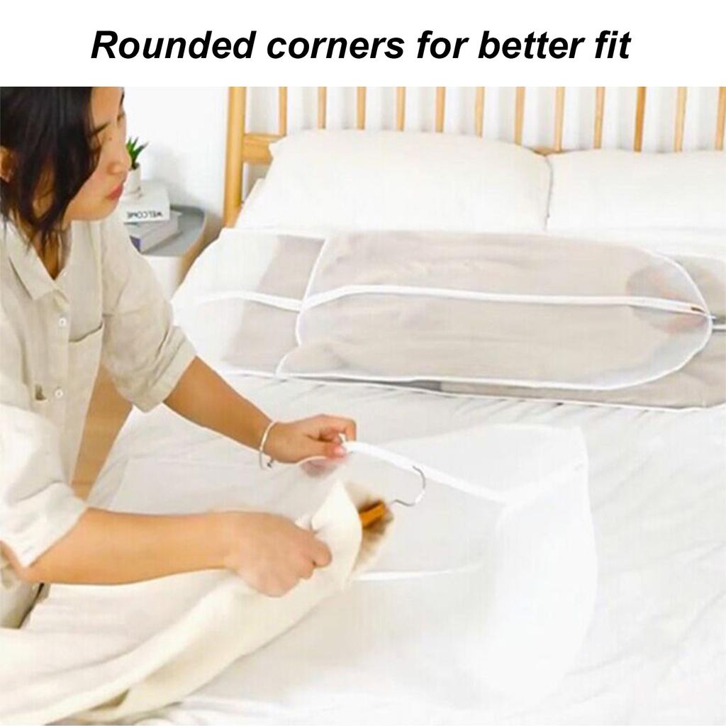 Hanging Clothes Dust Cover Large Capacity Washable Garment Protector Bag for Suits Coats