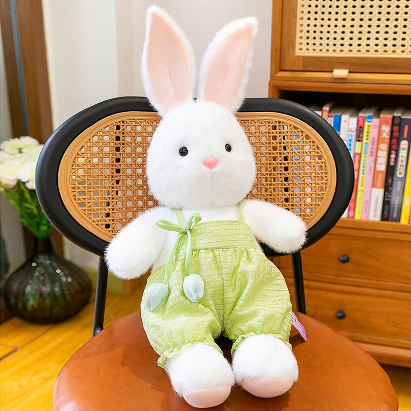 Cute Pacha Rabbit Doll Plush Toy Girl Sleeps with Doll Warm Heart To Accompany Girlfriend Birthday Gift