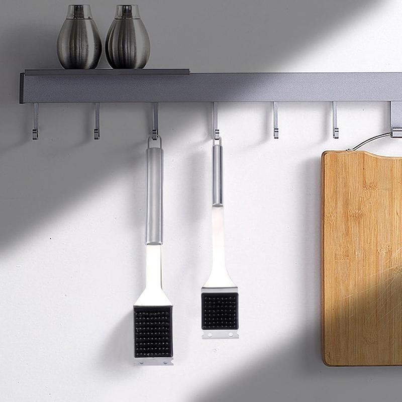 Grill Brush and Scraper Stainless Steel Wire BBQ Grill Brush for Outdoor Safe Cleaner Brush Grill Brush Barbecue Accessories