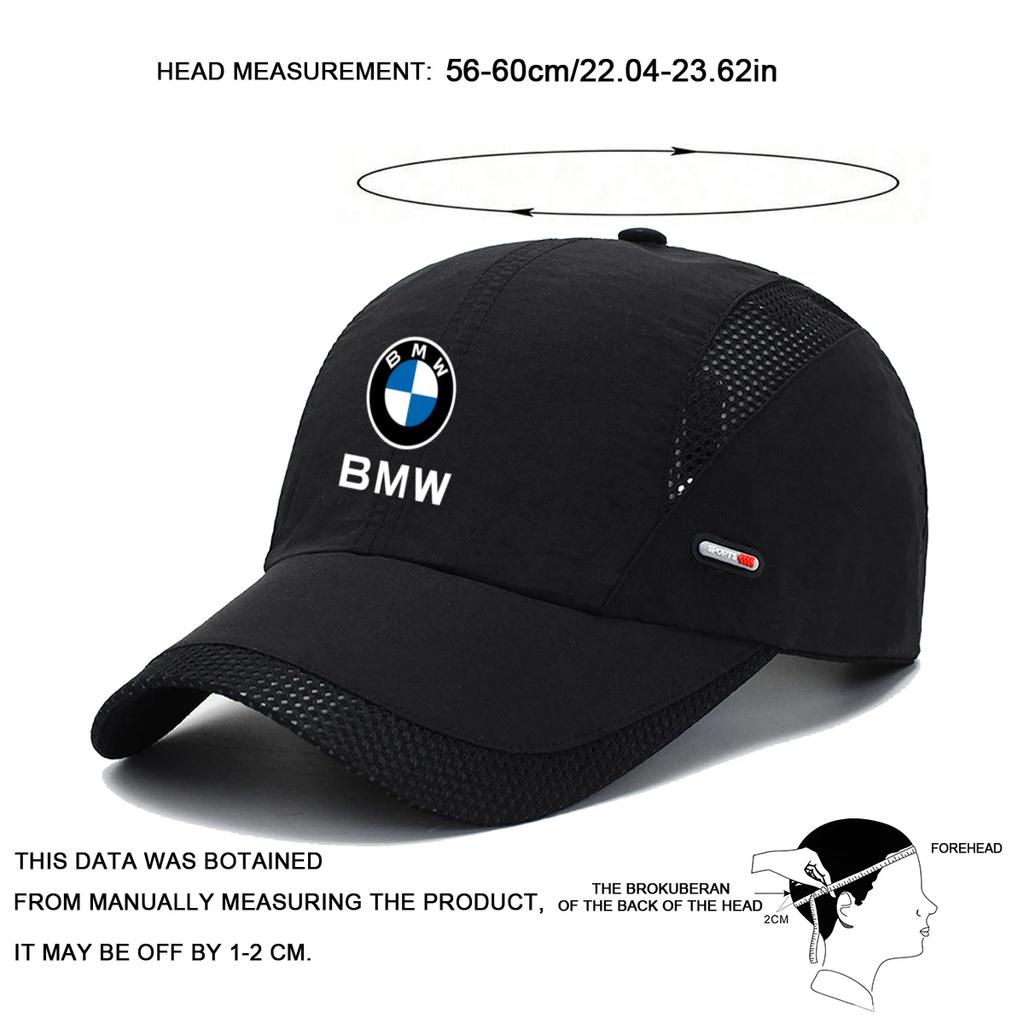 Quick Drying Sports Cap Golf Outdoor Sun Hat Adjustable Unisex Baseball Cap For BMW X1 X2 X3 X5 X6 X7 M3 M4 F15 F25 F30 E36 E39