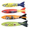 Set mit 4 Wurf- und Tauch-U-Boot-Torpedos, Sommerspielzeug