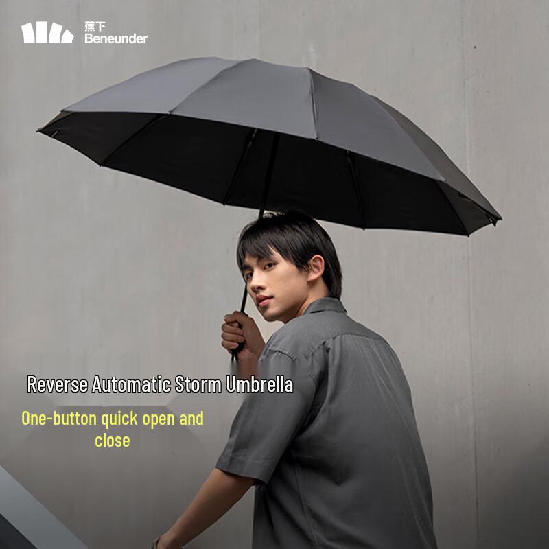 Beneath Automatic Three-Fold Umbrella