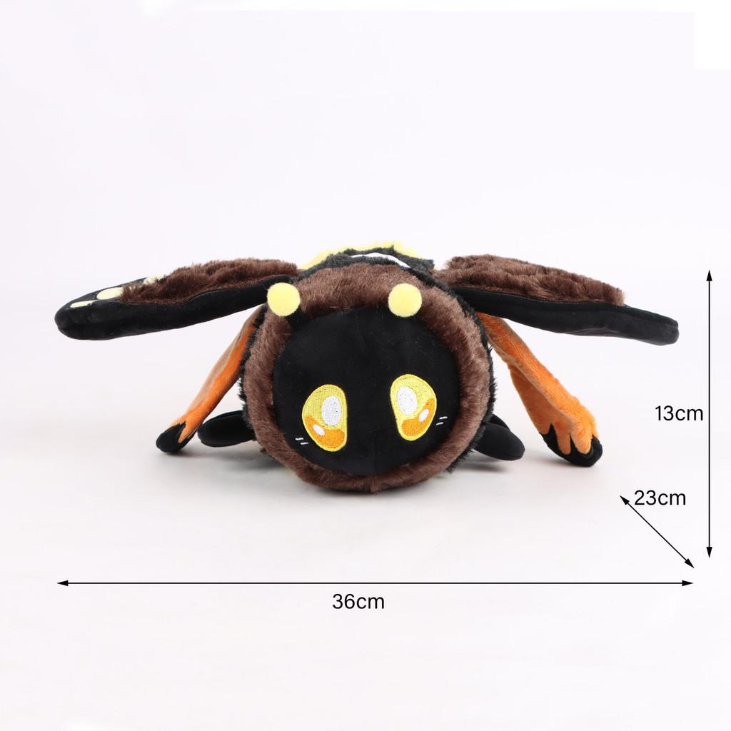 Hawkmoth Head Deaths Plush Toy Animal Stuffed Doll Bedroom Decoration 36cm