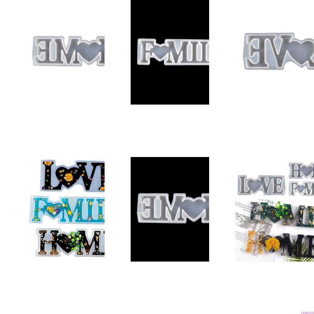 Love Home Family Silicone Mold Love Sign Word Mold Epoxy Resin Molds Art Crafts