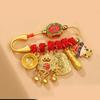 Best Wishes Lucky Pins Gold Sand-plated Ornaments Lucky Zodiac Brooch Pendant  Pregnant Women