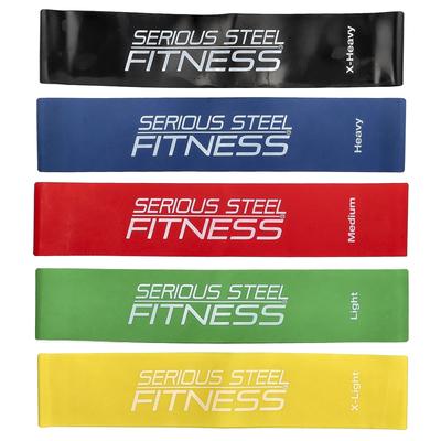 Serious Steel Fitness, 12-inch Mini Ring Pack, 5 Count