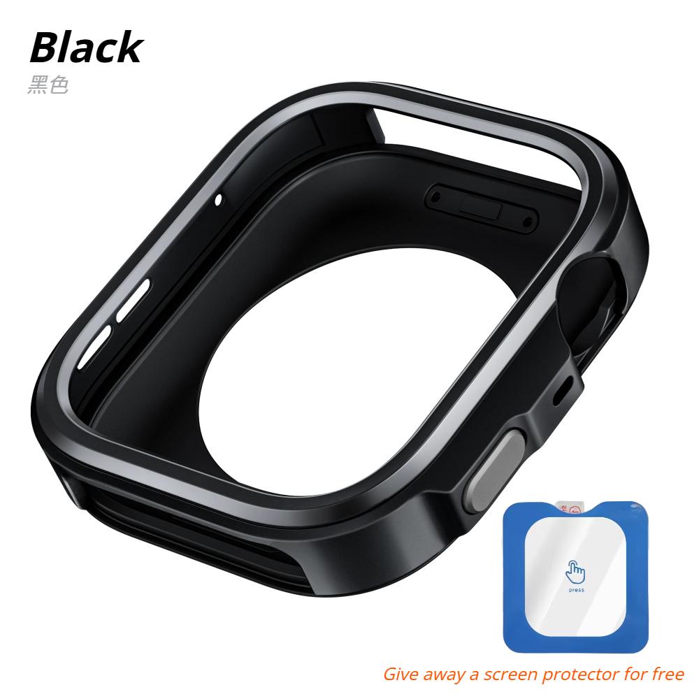 

Rugged Metal Case for Huawei Watch Fit 4 Pro Hard Protective Case Shockproof Anti-Scratch Bumper Cover for Huawei Fit 4pro HUAWEI Watch Fit 4 Pro чёрный