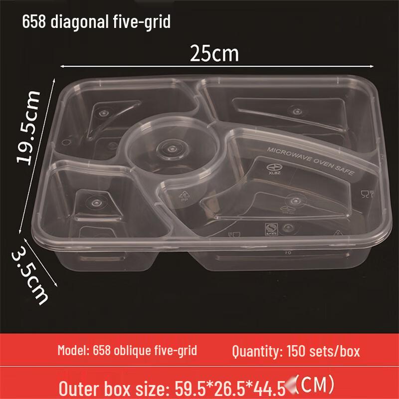 

Disposable Multi-Compartment Meal Box