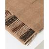 Daks 100  Cashmere Reversible Shawl Brown Check Dcmu6f833w2