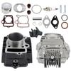 110cc Motorrad Zylinderlaufbuchse Zylinderkopf Kolben Satz für Italika FT110 XT110 AT110 ATV DirtBike Motocross Motor mit Dichtungsteilen