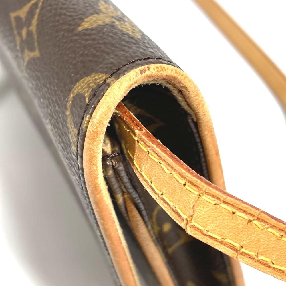 Louis Vuitton M51852 Monogram Pochette Twin GM 2WAY Bag Shoulder Bag Brown