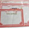 Stylish Graduation Certificate Pages: Double-Sided, Hot Stamped Designs for Student Awards