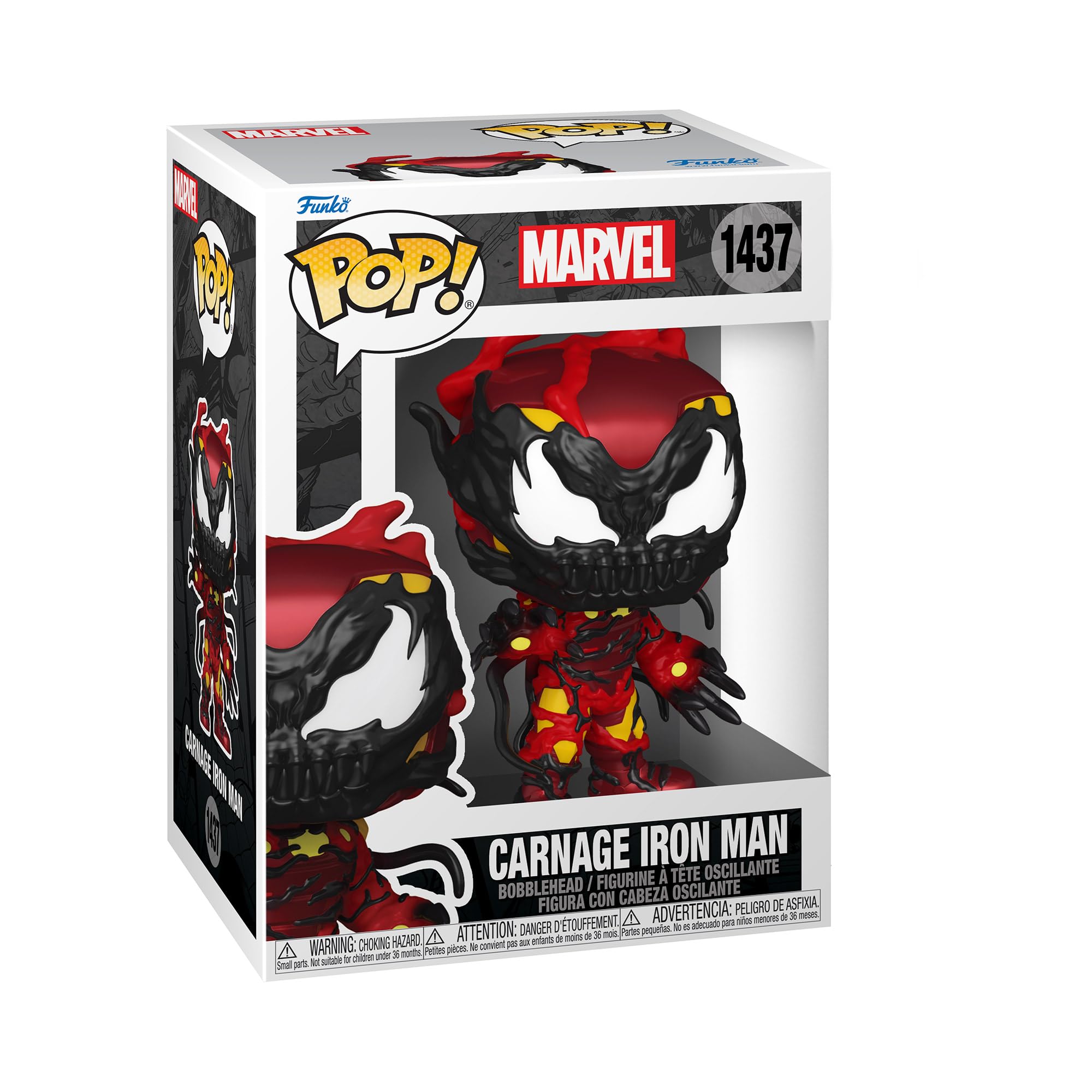

Фигурка Железного человека Marvel Carnage Funko Carnageized Iron Man Marvel Funko POP!