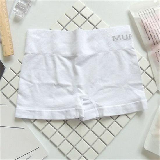 Women's Seamless Mid-Waist Shaping Boxer Briefs - Hip Lifting, Abdomen Control, No-Trace Anti-Exposure Panties