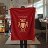 1PC Portugal National Football Team Patterned Flannel Blanket Suitable For All Seasons for Home Decor Warmth and Comfort Gifts Holiday Present