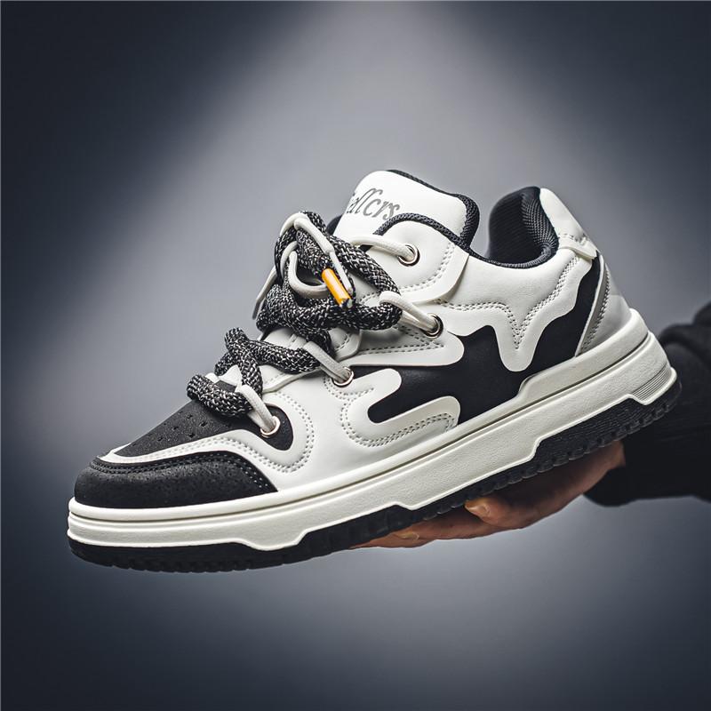 

Универсальные повседневные туфли для мальчиков, модные трендовые туфли на толстой подошве, летние спортивные повседневные туфли белого цвета 2024 года 39 чёрный