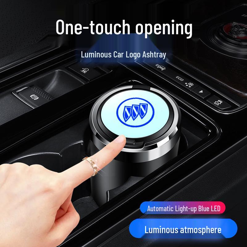Buick Car Ashtray for Regal, LaCrosse, Encore, Encore GX, Excelle, Verano, Envision, GL8