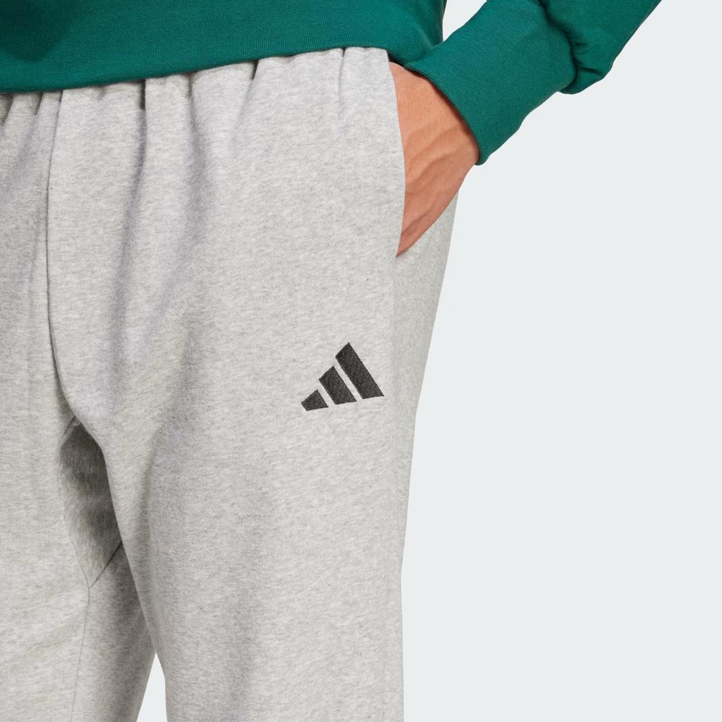Adidas Sportswear Essentials FW24 Cozy French Terry Joggers Men Joggers Medium-Gray Black JE3855