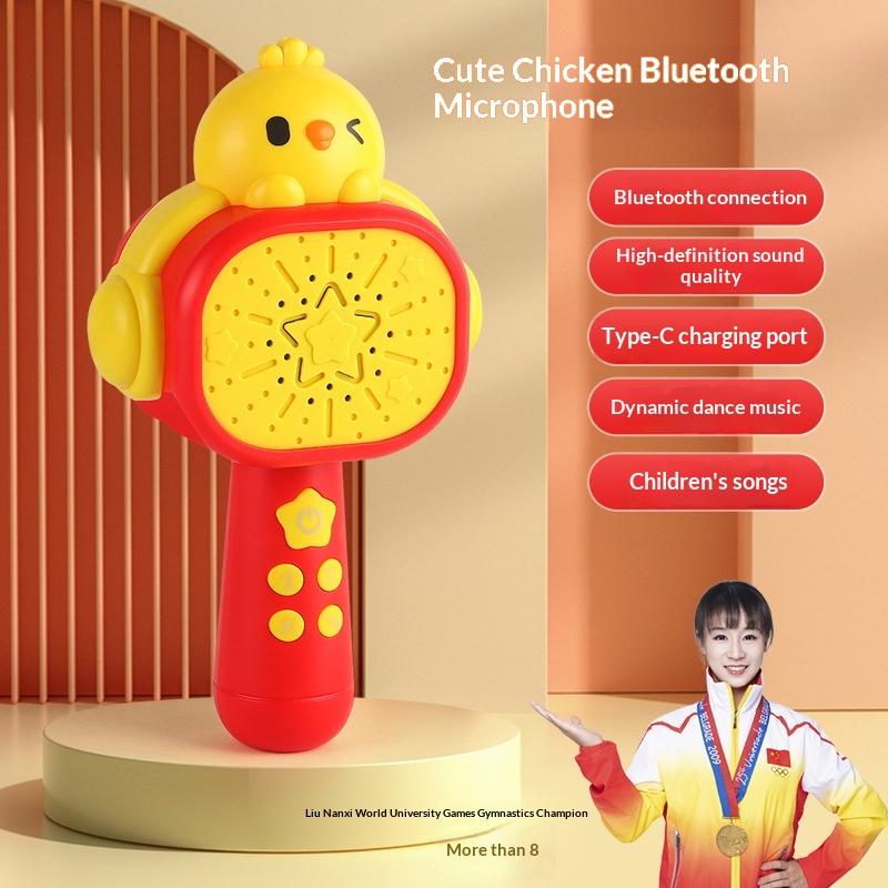 Kinder Mikrofon mit Lautsprecher Karaoke Spielzeug Kinder Singmaschine Kinder Mikrofon mit Bluetooth